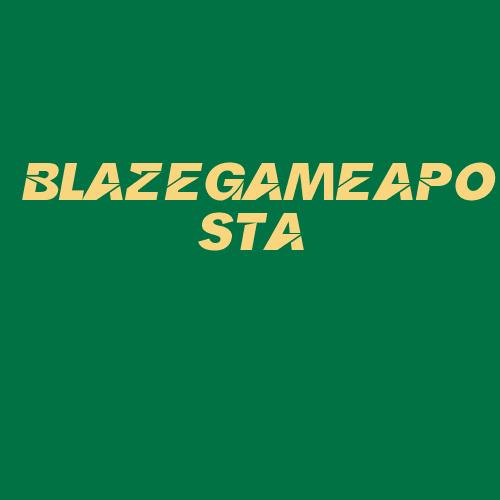 Logo da BLAZEGAMEAPOSTA